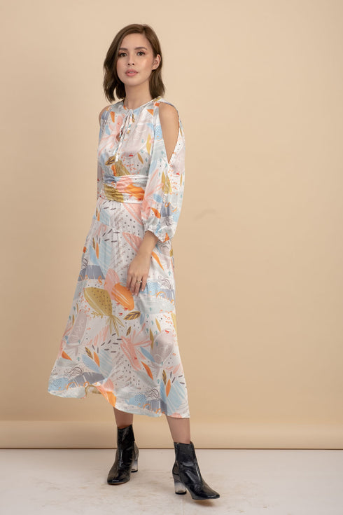 Jessie Silk Printed Dress
